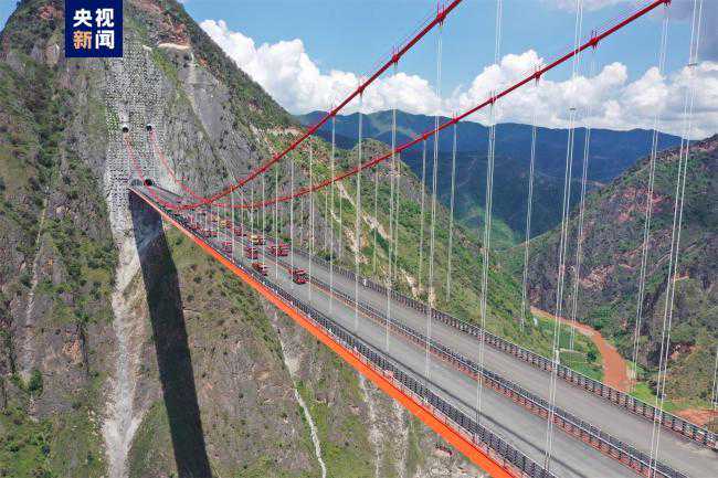 世界最大跨度单塔单跨钢箱梁悬索桥荷载试验完